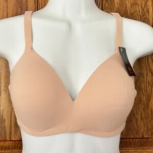 Wacoal 852189 How Perfect Wire Free T‑Shirt Bra 32DD Beige NEW